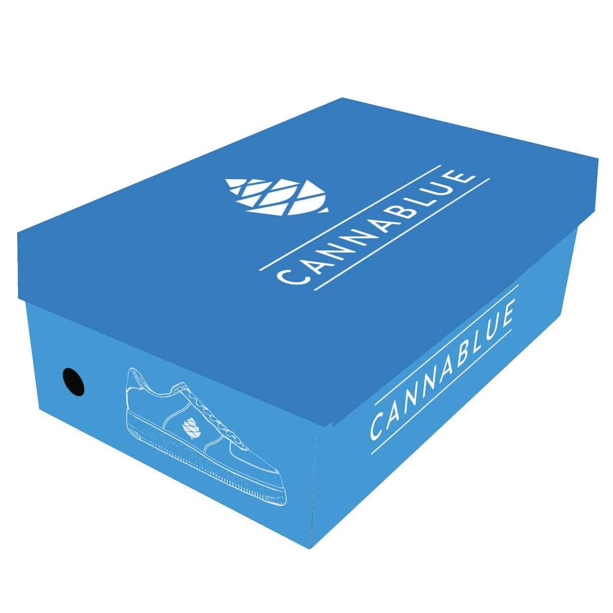 Cone Mens Court Skate Shoes With Customized Tongue