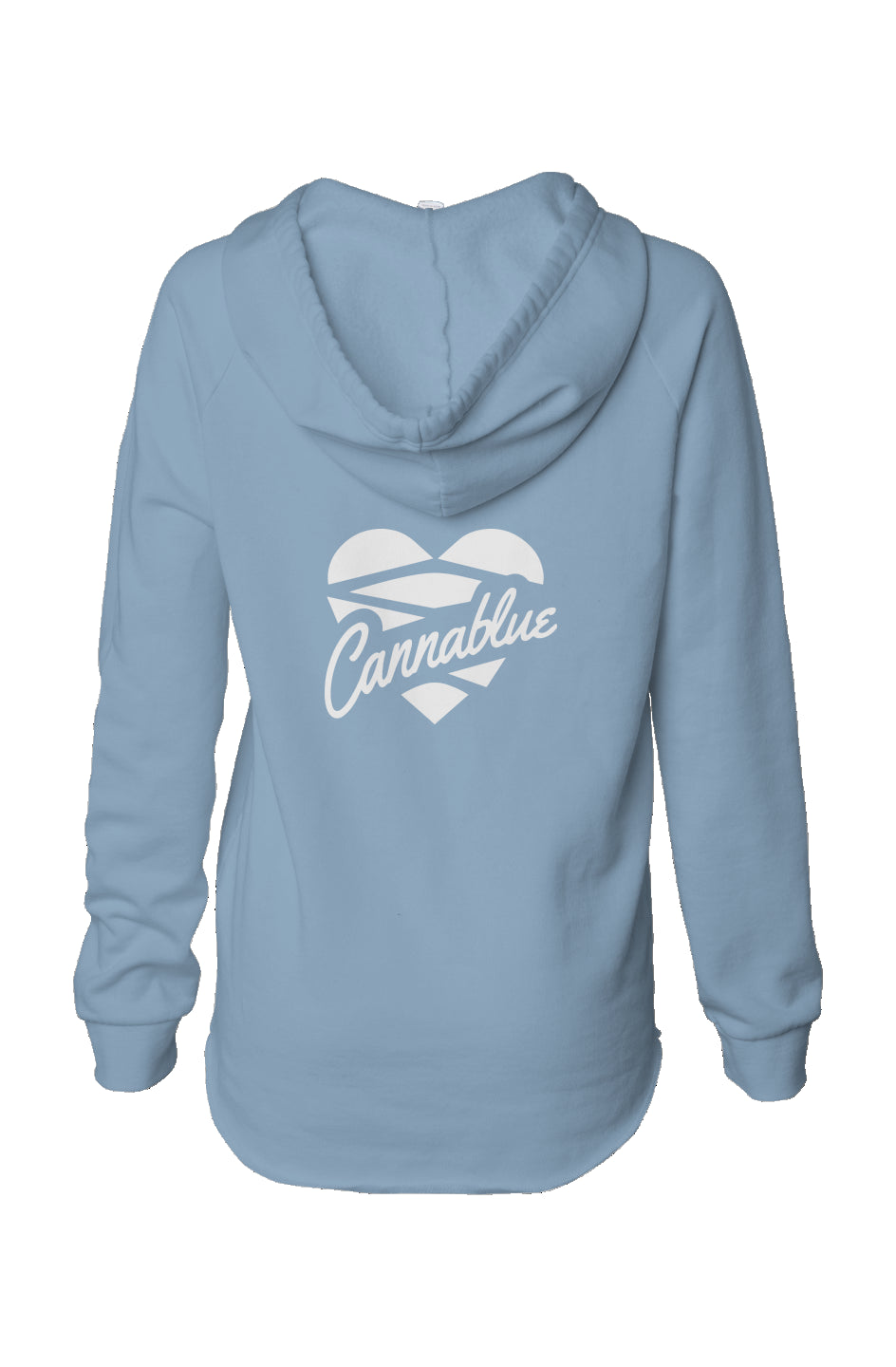 Heart Throb Womens Lightweight  Wash Hooded Sweatshirt